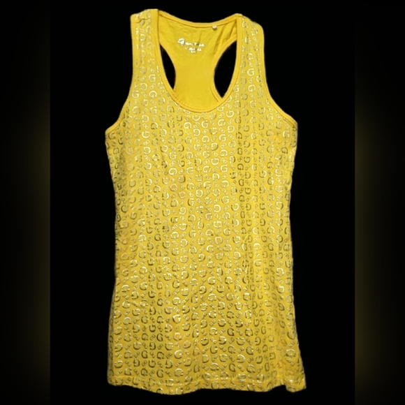 Guess Yellow/Gold with Silver G's Tank - Picture 7 of 7